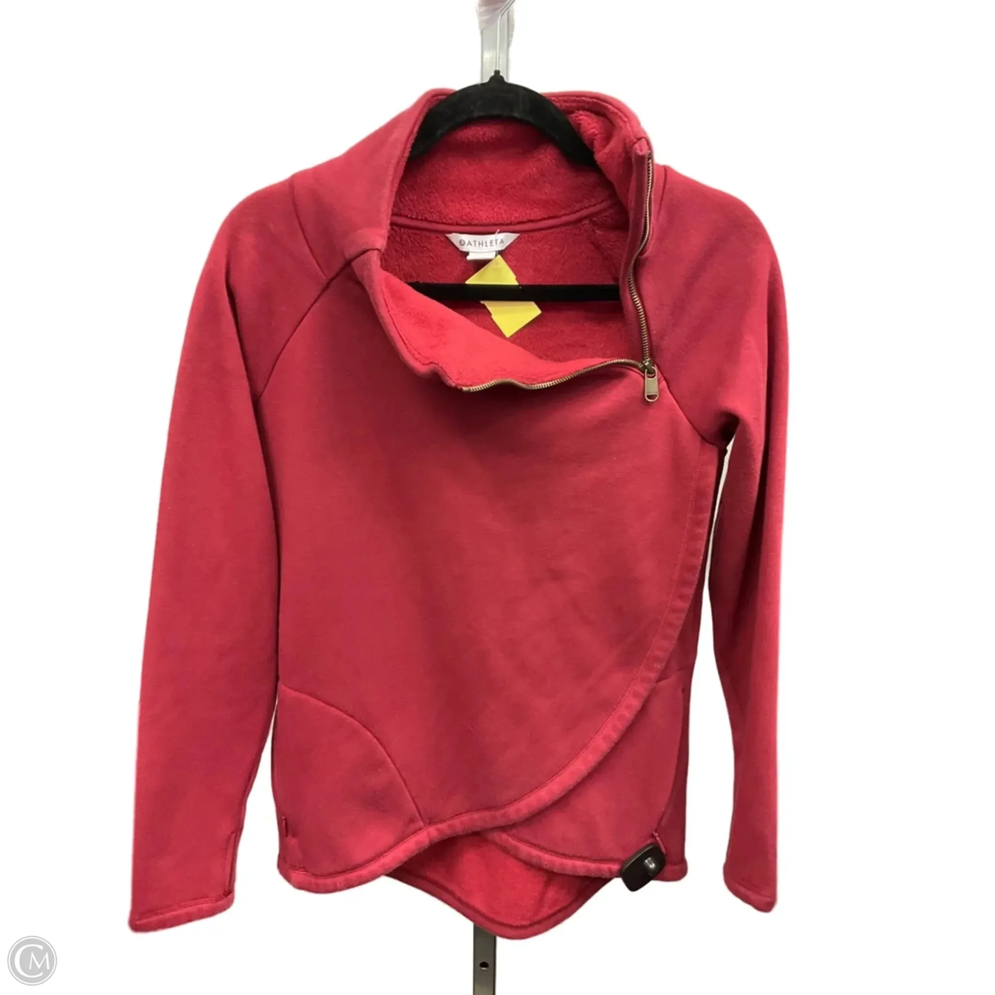 AllDayComfort Athletic Sweatshirt Collar By Athleta In Red, Size: S
