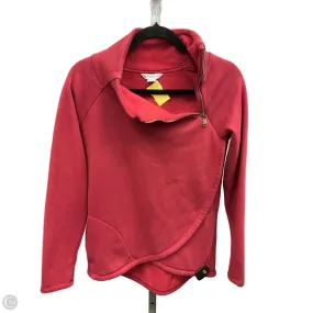 AllDayComfort Athletic Sweatshirt Collar By Athleta In Red, Size: S