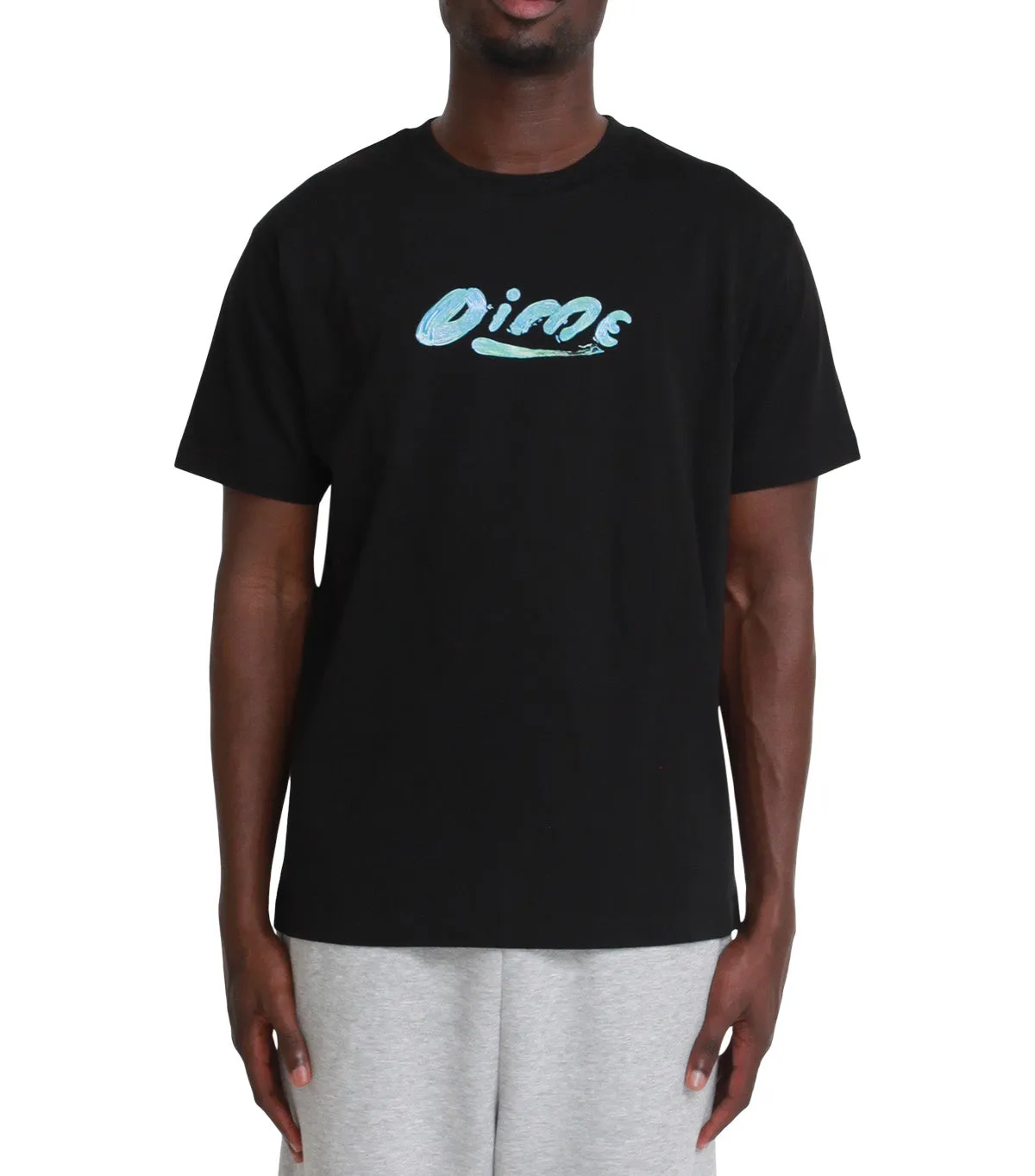 Dime Paint T-Shirt Black MultiPocket