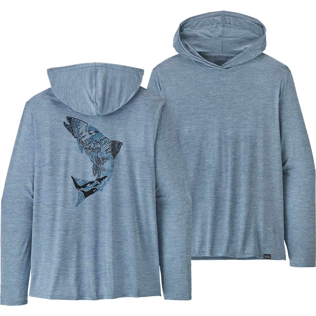 Cozy Vibe Crown Fit Men's Capilene Cool Daily Graphic Relaxed Fit Hoody
