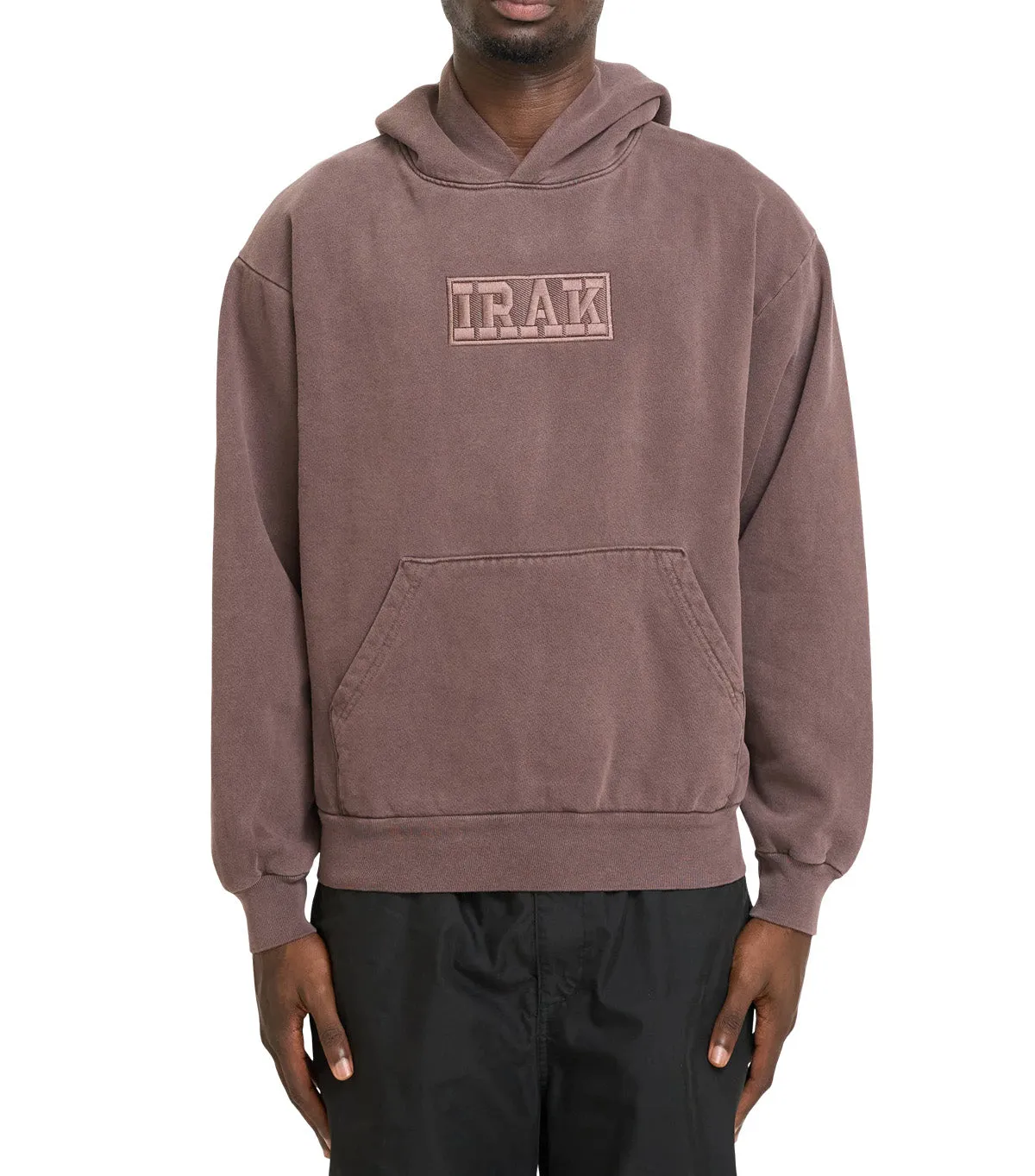 IRAK Tonal Hoodie Clove Smooth Line Silk Glow