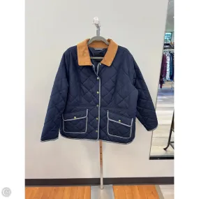 Thermal Insulation Jacket Puffer & Quilted By Talbots In Navy, Size: 2x
