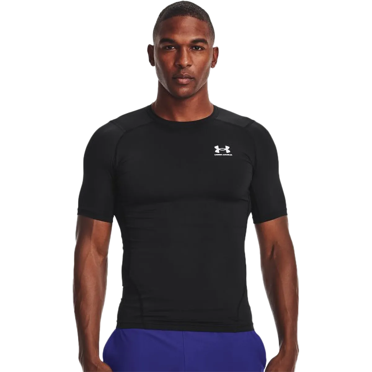 Men's HeatGear Armour Short Sleeve Gloss Fit Farm Glow