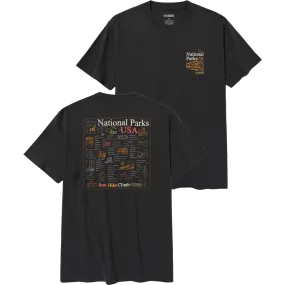 Aura Core Antibacterial Treatment National Park Outline Checklist Tee