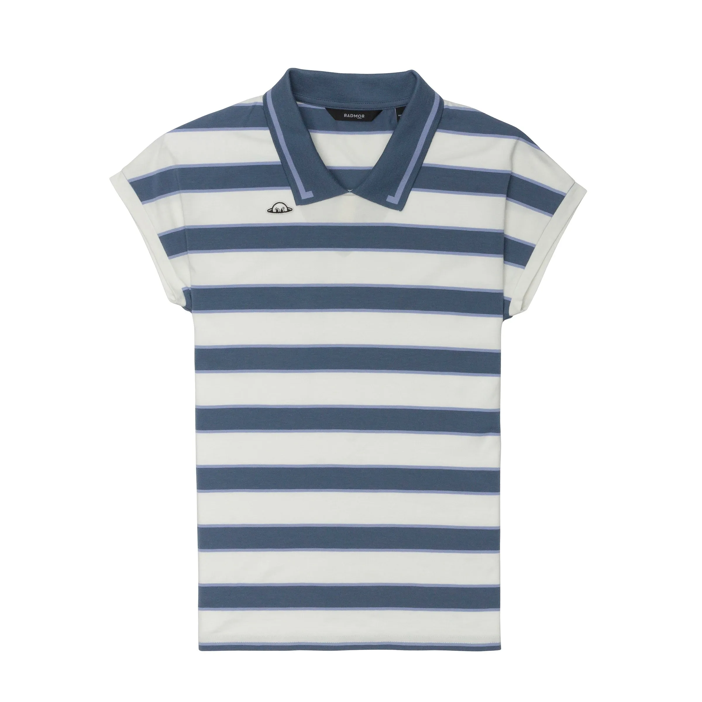 RADMOR Karley Boat Stripe - True Blue / Snow White Earth Glow Sprint Fit