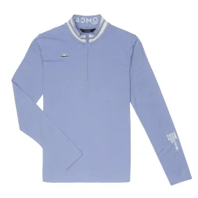 RADMOR Seneca Recycled 1/4 Zip - Coastal/Snow White SeamlessTransition StainRepellentSurface