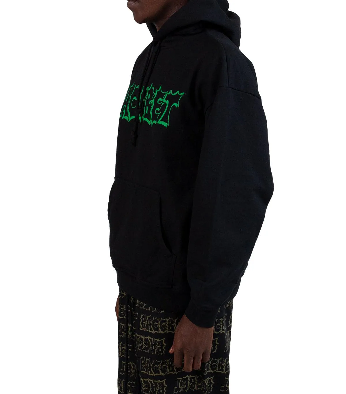 Natural Fiber Blend Rassvet Paccbet Logo Hoodie Black