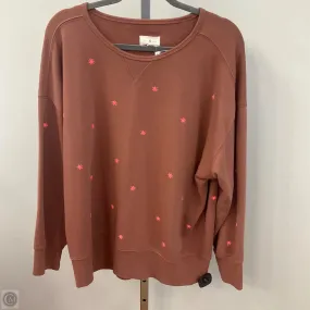 Semi Formal AntiSnag Threading Top Long Sleeve By Lou And Grey In Tan, Size: Xl