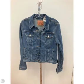 Jacket Denim By Levis In Blue, Size: L WrinkleFree Fabric Fashion Core