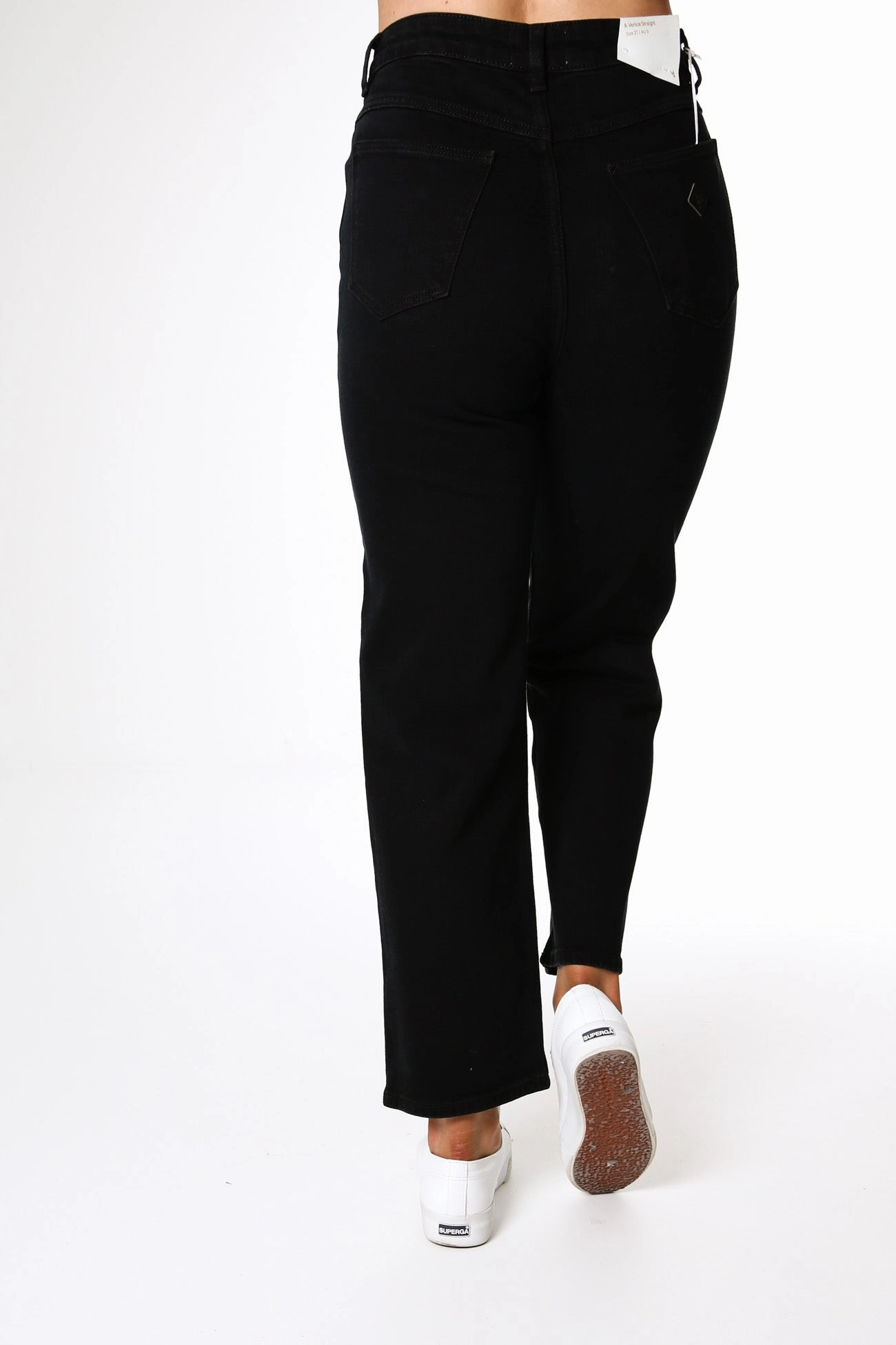 A Venice Straight Jean Dead Of Night Basic Layers Luxury Textured