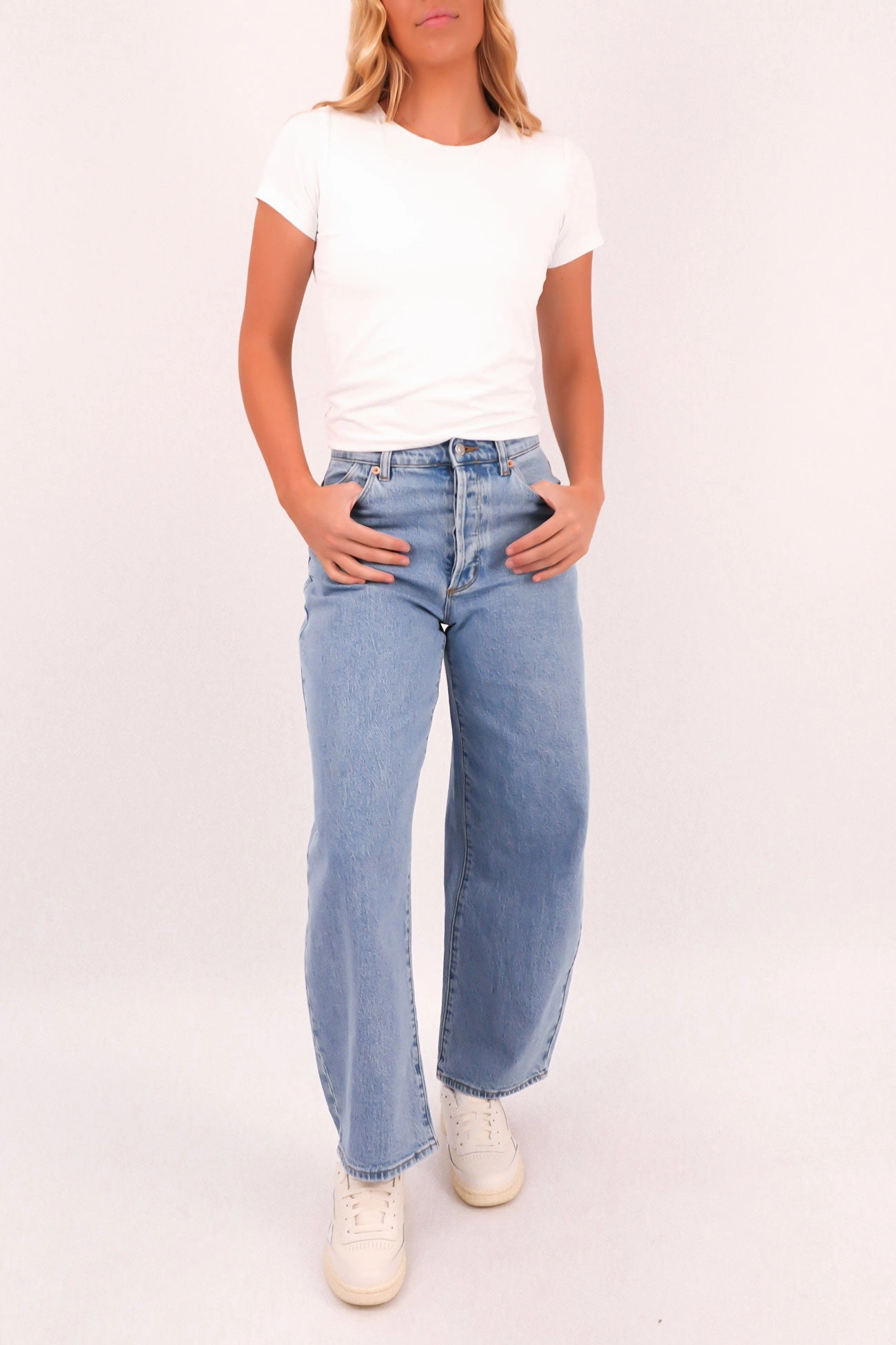 All Day Use Gigi Barrel Jean Country Blue