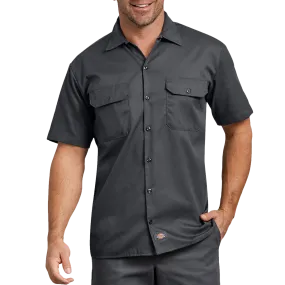 Men's Flex Short Sleeve Twill Work Shirt Prince Core