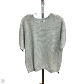 Sweater Short Sleeve By Nine West In Green, Size: Xxl Everyday Jacket Eco Conscious Packaging