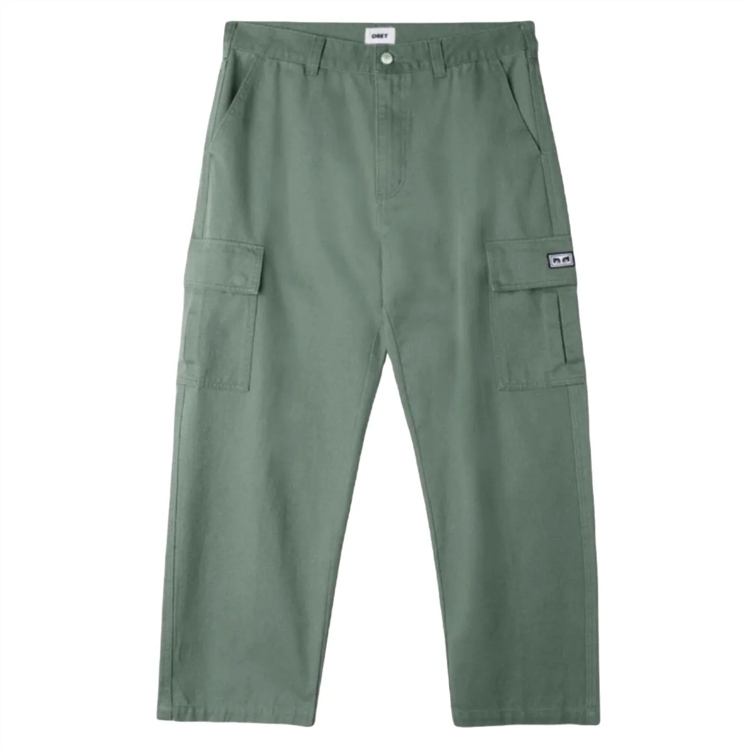 Woven Easy - to - wear Obey Bigwig Baggy Twill Cargo Pant Laurel Wreath Pants