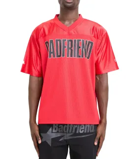 Art Core SlipResistantWaistband Badfriend Big Logo Football Jersey Red