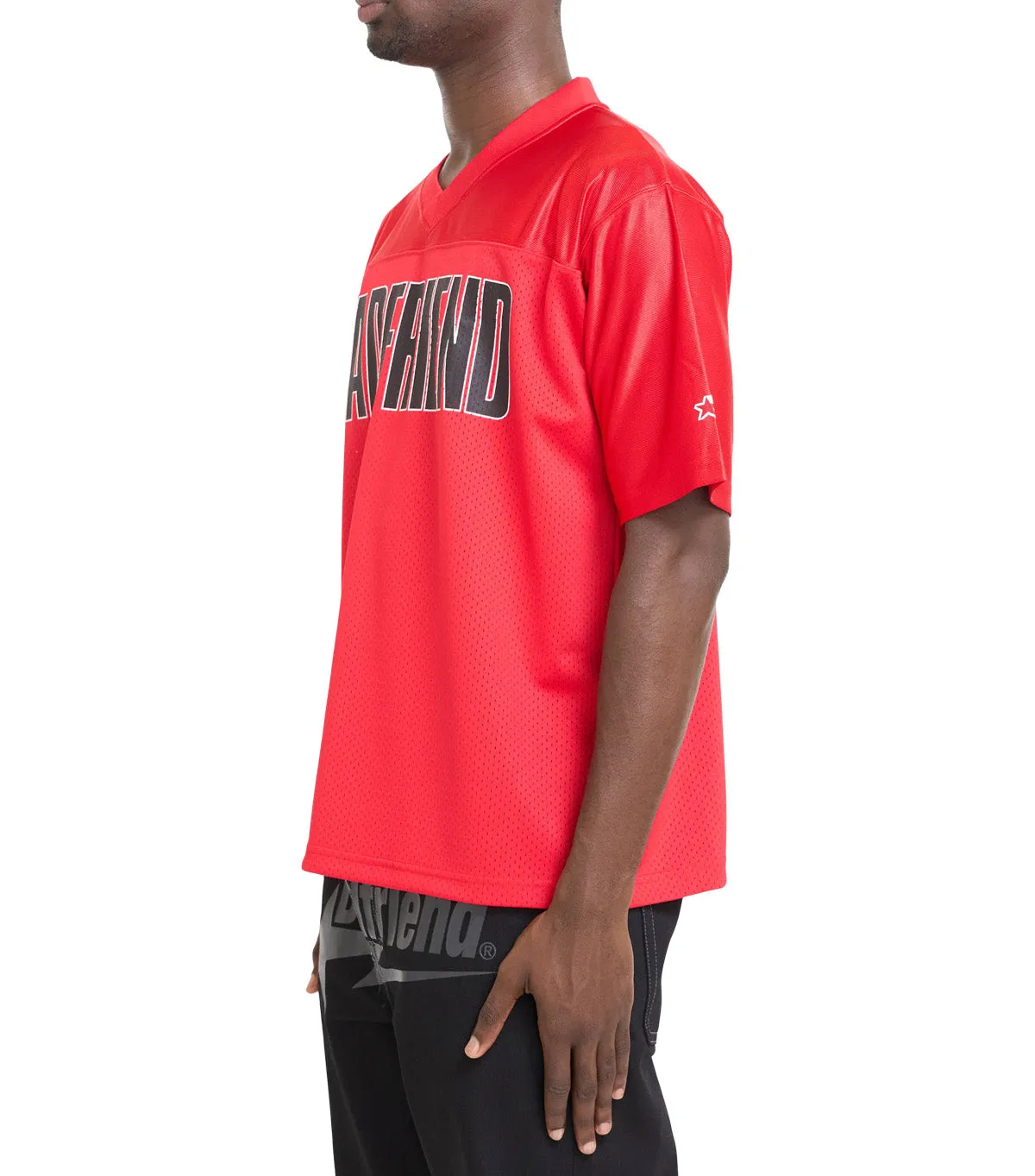 Badfriend Big Logo Football Jersey Red Organza Fit