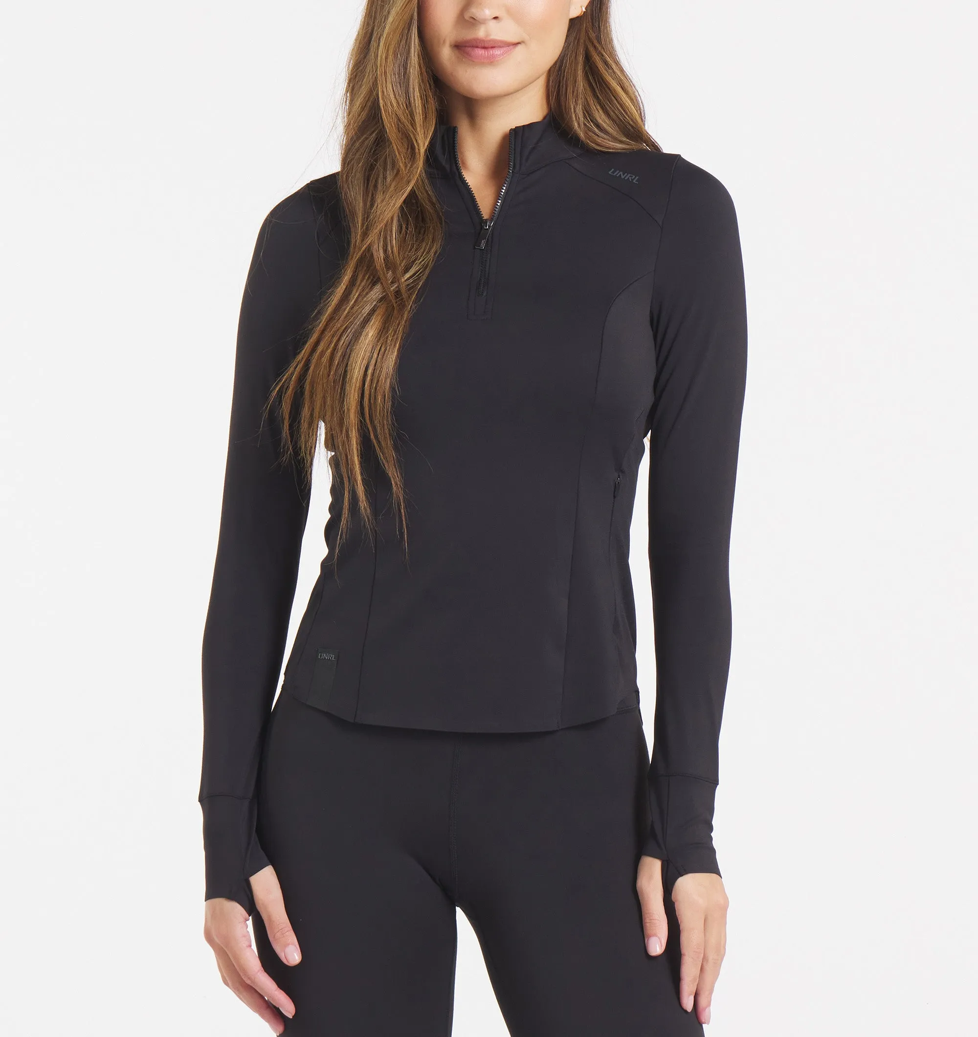 Durable Reinforced Edges StaticFree Material UNRL Performa Fitted Half-Zip
