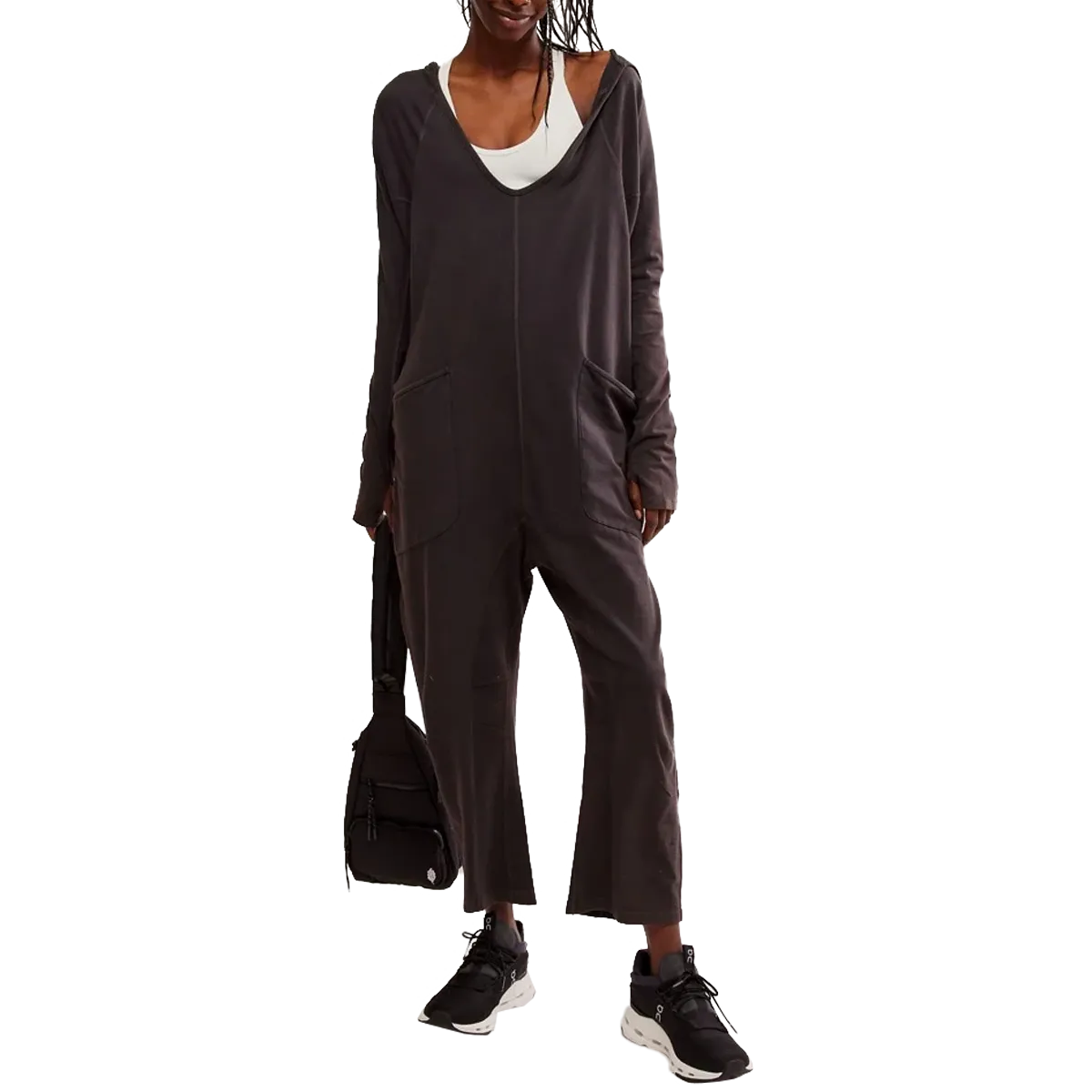 Women's Hot Shot Long Sleeve Onesie Happy Core