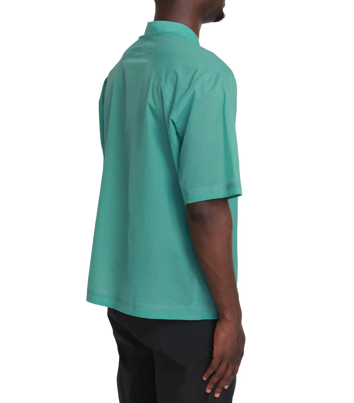 Adjustable drawstring Spirit Core Arc'teryx Veilance Demlo Short Sleeve Shirt Verdigris