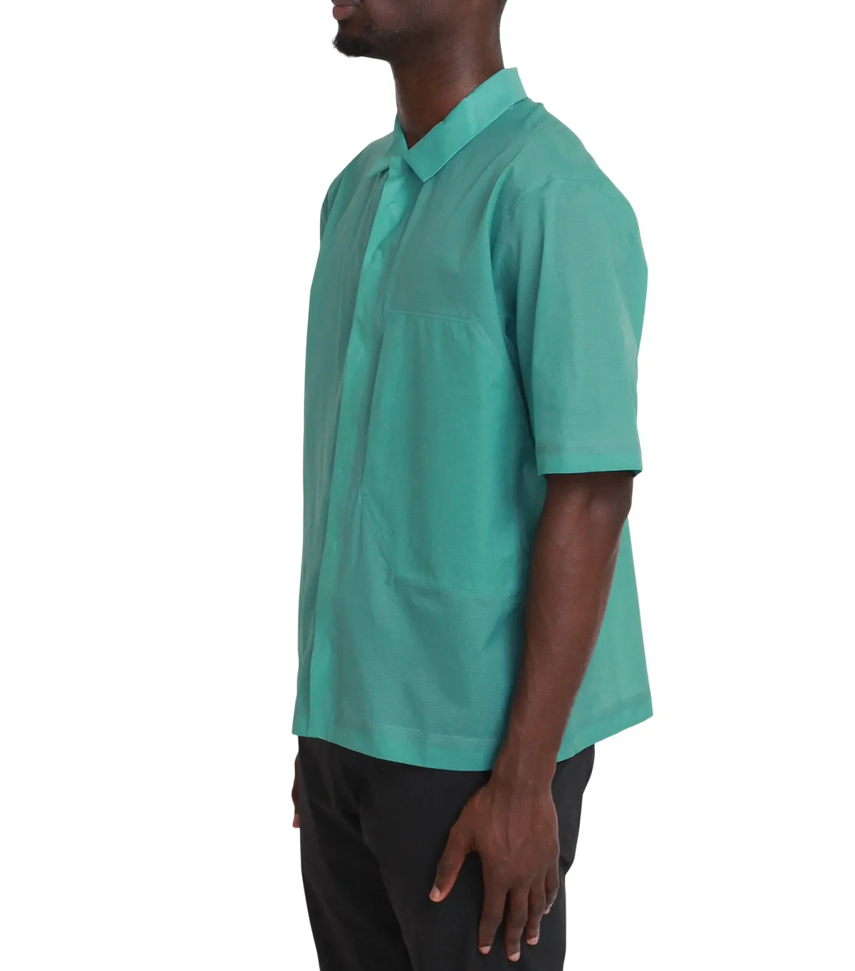 Modern Chic Arc'teryx Veilance Demlo Short Sleeve Shirt Verdigris
