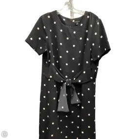 Dress Casual Short By Ann Taylor In Polkadot Pattern, Size: 14 knee-length