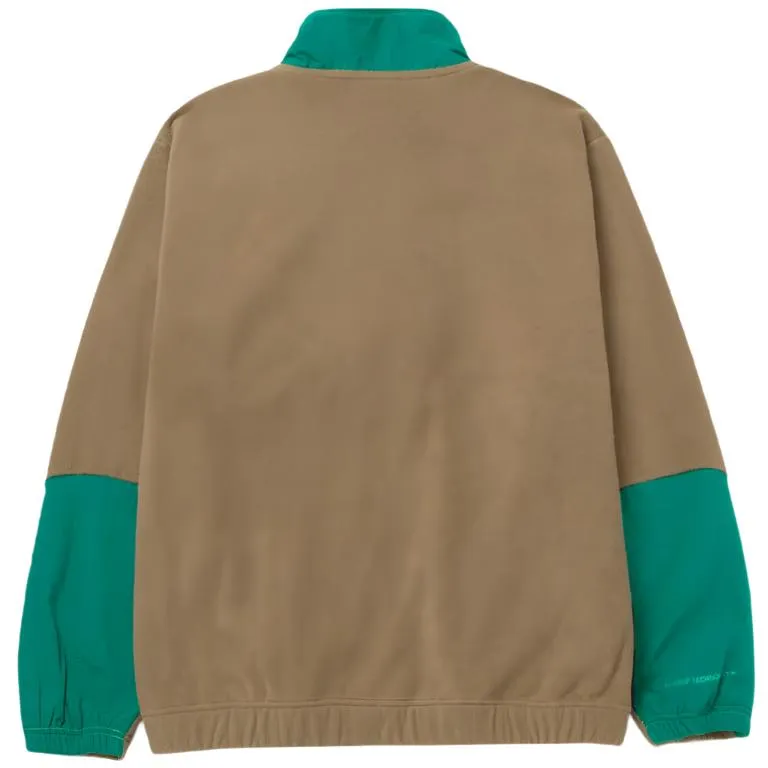 Huf Range 1/4 Zip Polar Fleece Olive Cropped