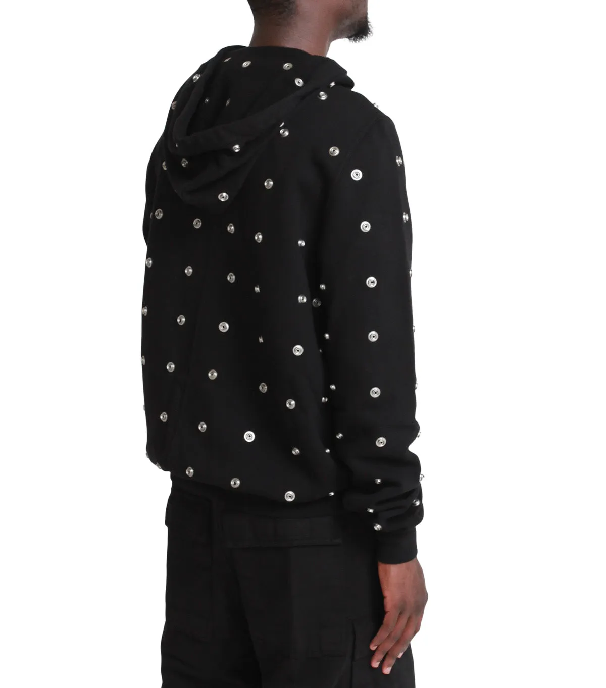 ElasticCuffDesign Rick Owens DRKSHDW Granbury Hoodie Black