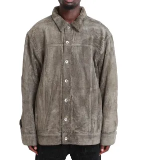 Photo Fit Rick Owens DRKSHDW Jumbo Worker Jacket Tan
