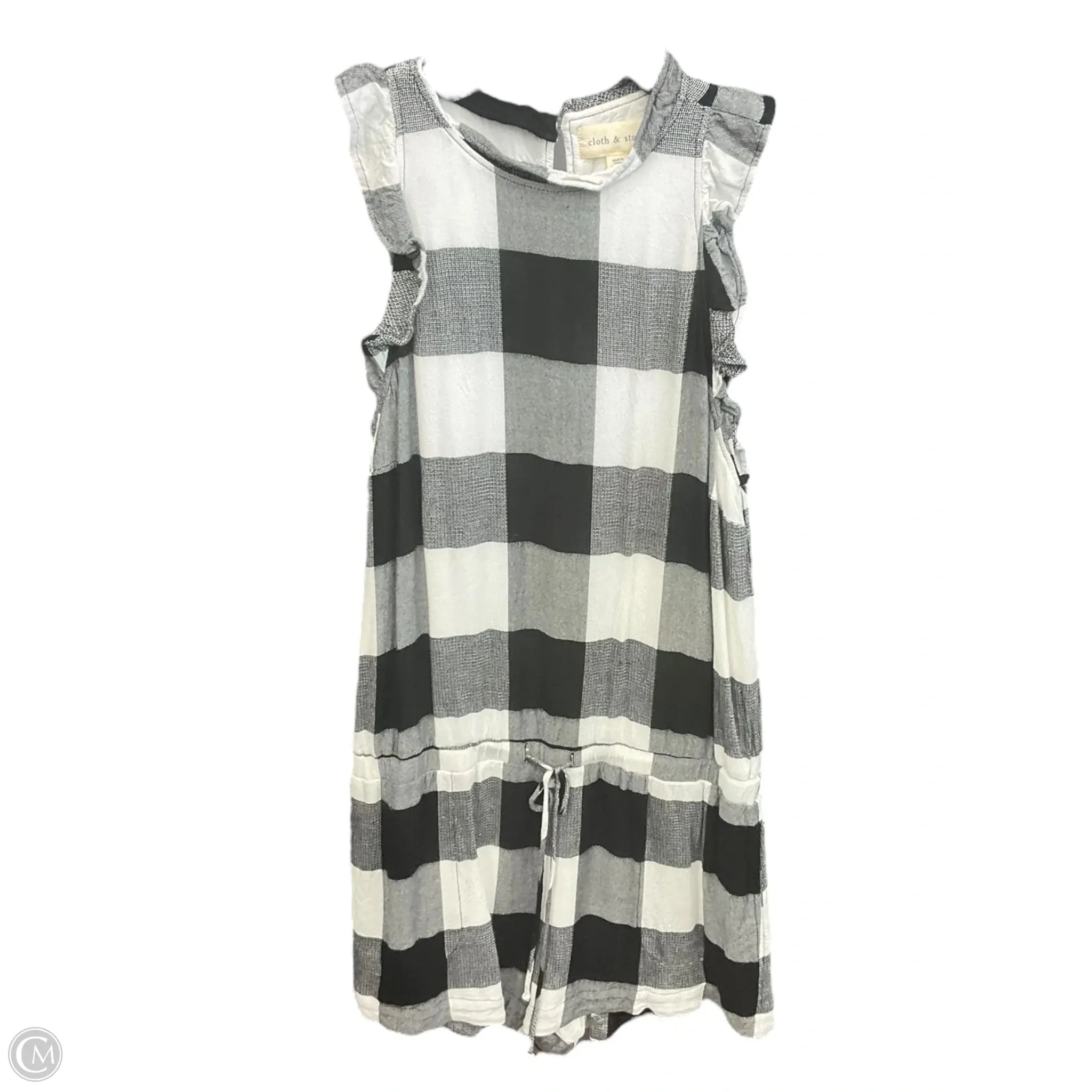 Summer Wardrobe Mood Look Romper By Cloth & Stone In Black & White, Size: S