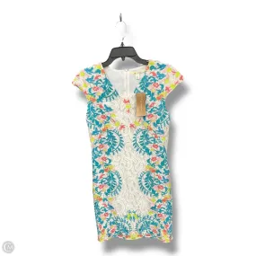 Comfy and Elegant Dress Casual Midi By Francesca's In Multi-colored, Size: S