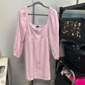 Comfy Look Dress Casual Short By J. Crew In Pink, Size: M