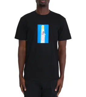 Sci-Fi Fantasy Ascension Tee Black StaticFreeLining
