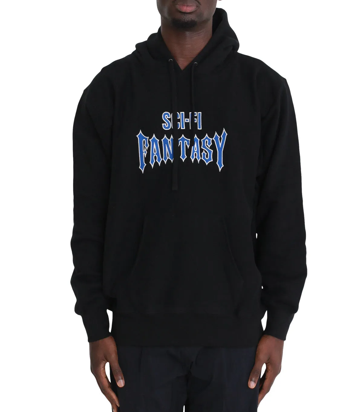 Eco Core Sci-Fi Fantasy Biker Hood Black