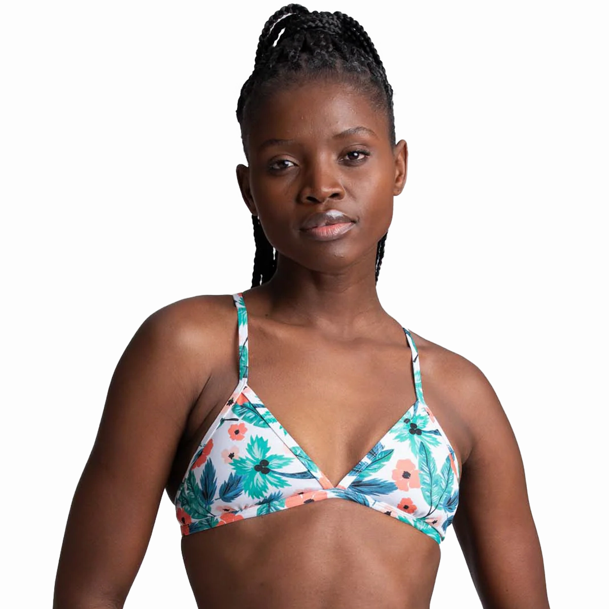 Easy Care Swim Women's Triangle Printed Top