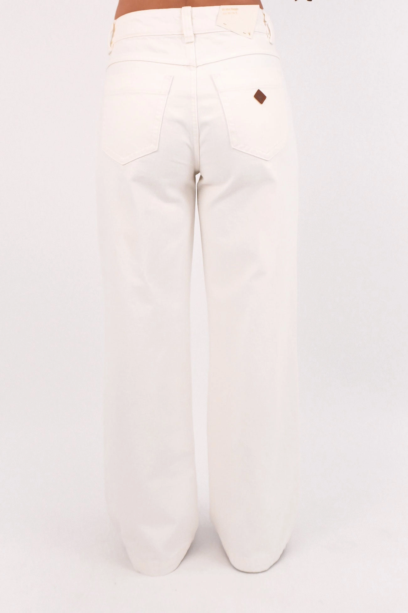 Soft Sustainable A 95 Baggy Jean White Gold
