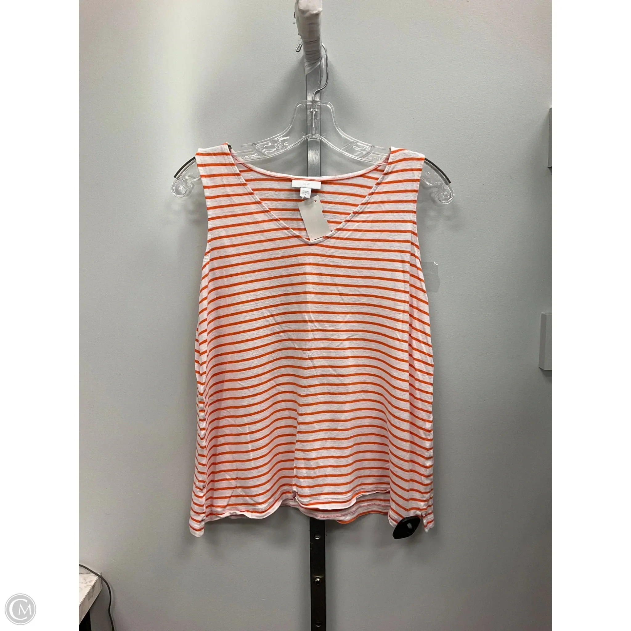 Top Sleeveless By J. Jill In Striped Pattern, Size: S AntiSnagFabric TaglessDesign