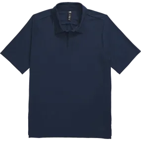NoSlipGrip AntiStatic Material Men's Dune Sky Polo