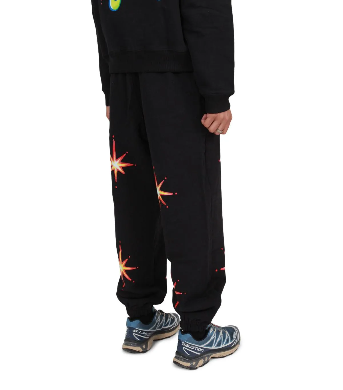 Sky High Farm Ally Bo Perennials Firework Sweatpants Black Ocean Fit Meta Mood