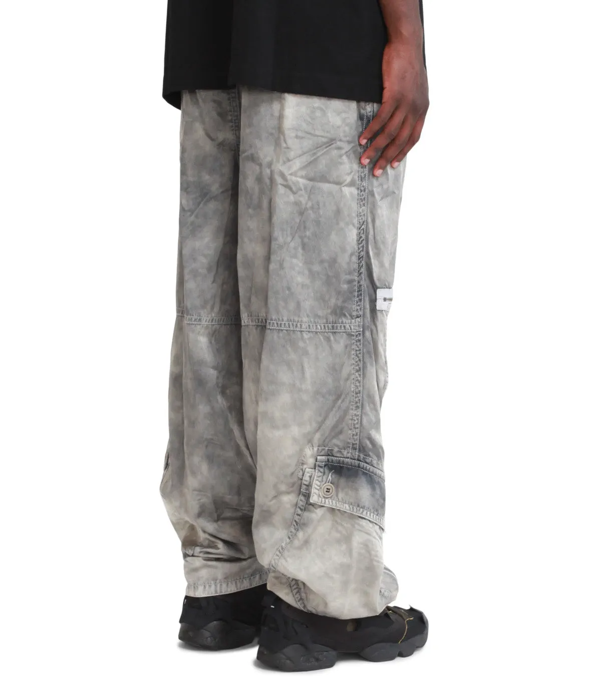 Mihara Yasuhiro RC Twill Parachute Trousers Gray Dry Touch Lightweight Fabric