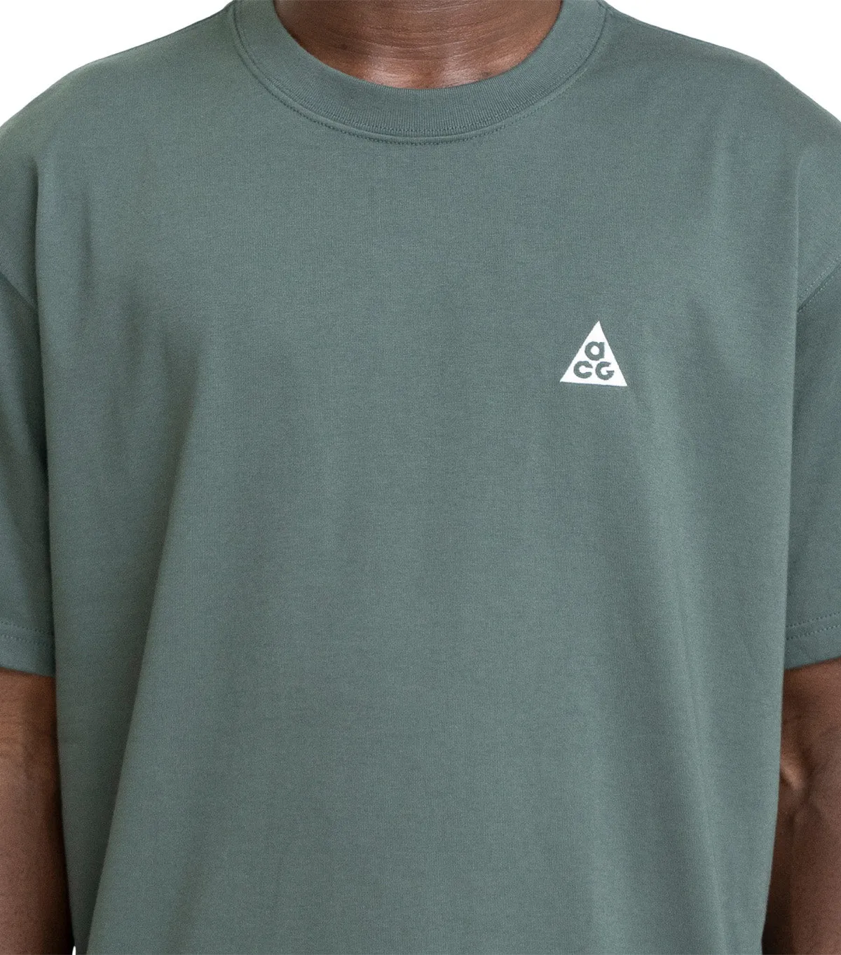 Nike ACG Dri-Fit Shirt Vintage Green Soft Jersey NonSlipTrim