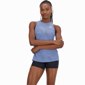 Abrasion Proof Edge Binding winter clothing Women's Q Speed Jacquard Tank