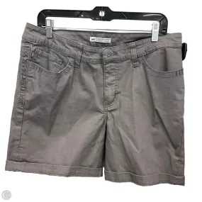 Shorts By Lee In Grey, Size: 16 Fashion Comfort Wear
