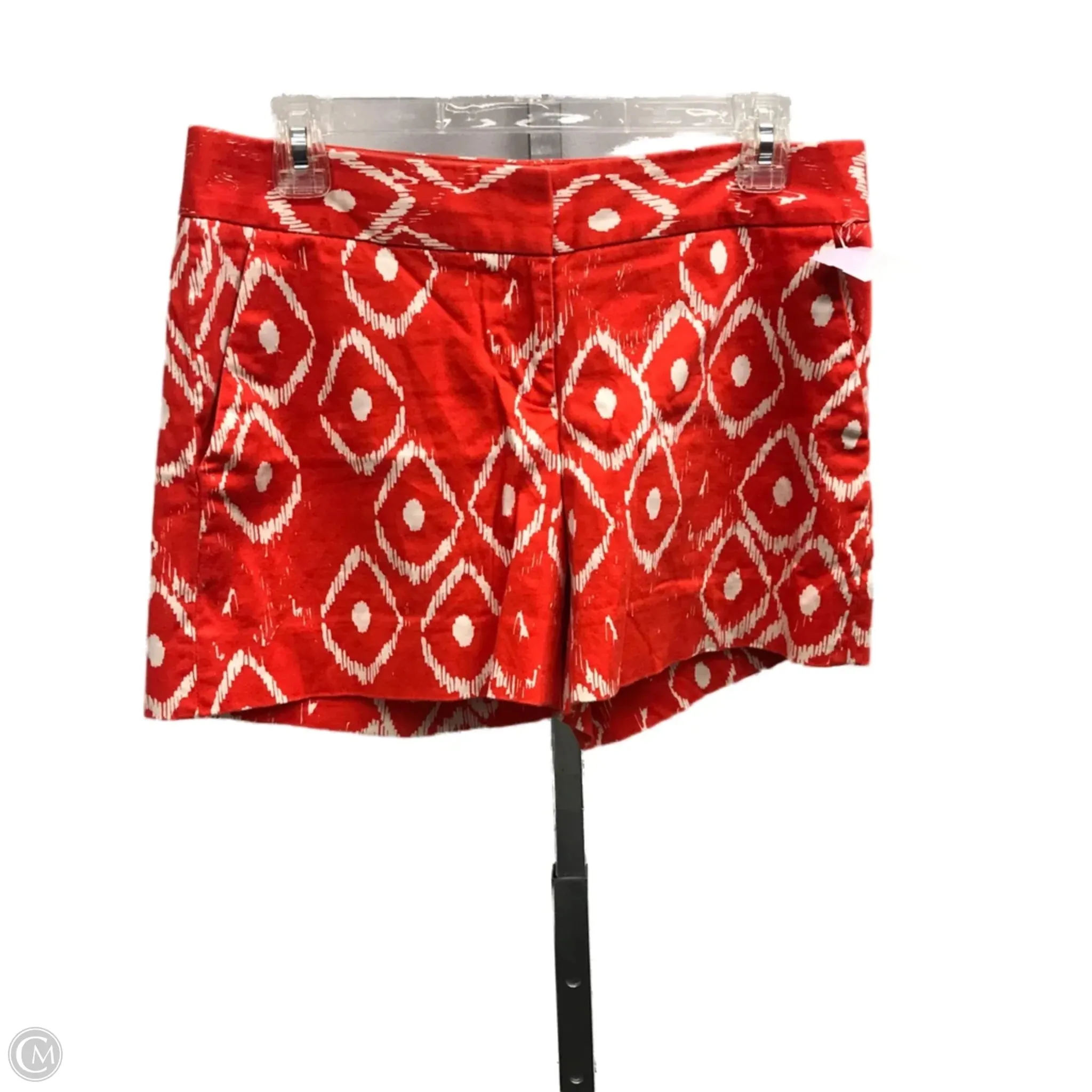 Cozy Essentials Breathable Fit Shorts By Limited In Orange & White, Size: 8