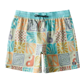 Office Glam Moon Beam Men's Good Times Layback 16" Shorts