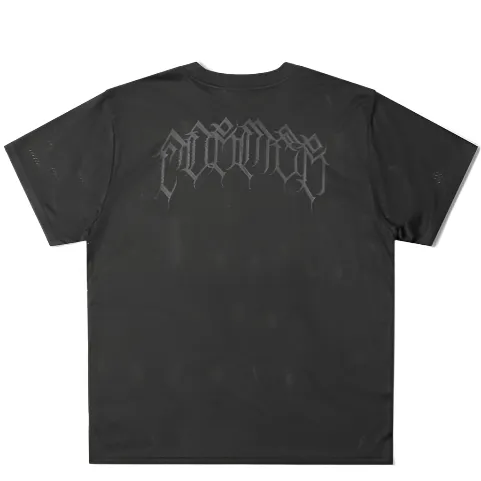 Former Star Mesh Oversized Tee Flattering Silhouette Stretchable Material