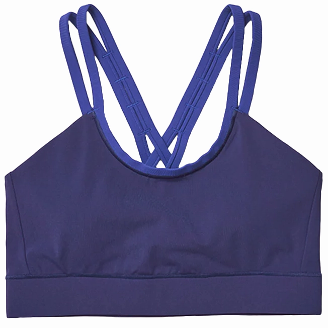 Ribbed cuffs seams Minimalist Design Women's Groundwork Pace Sports Bra