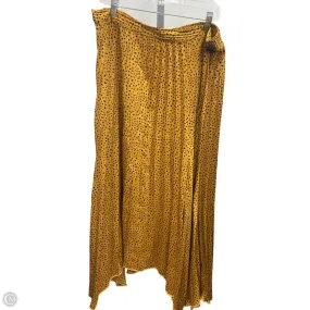 Skirt Midi By Cmc In Gold, Size: 3x Timeless Appeal