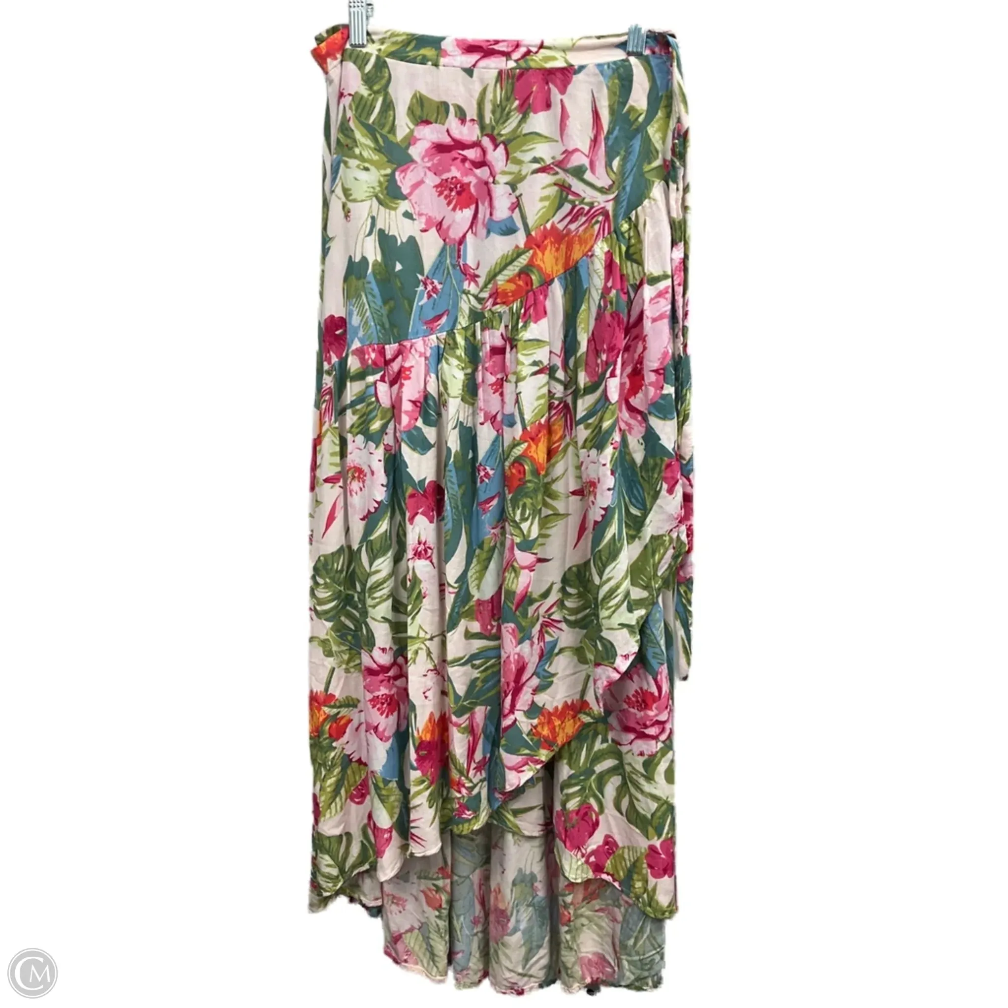 Skirt Midi By Rachel Roy In Floral Print, Size: M City Beat