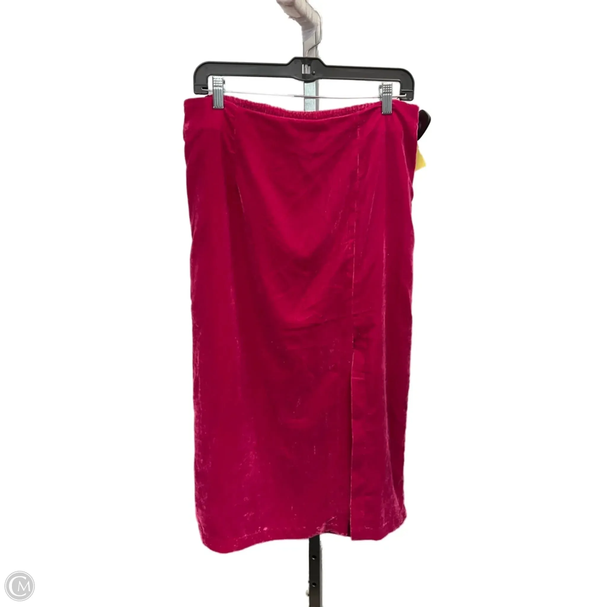 WindproofLayer Skirt Midi By Rachel Zoe In Pink, Size: L