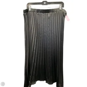 Skirt Midi By Scoop In Black, Size: Xl Flexible Design Ultimate Comfort